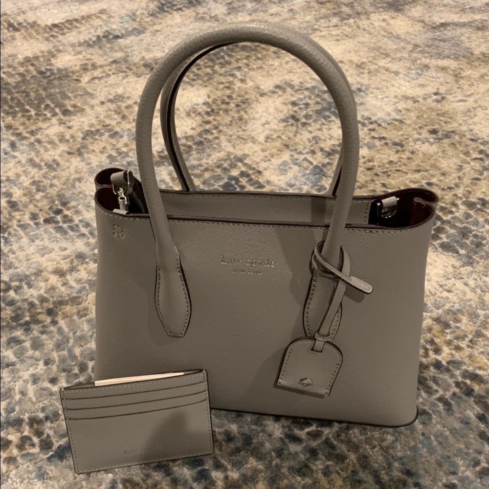 Sophisticated Top Zip Satchel & Slim Card Holder